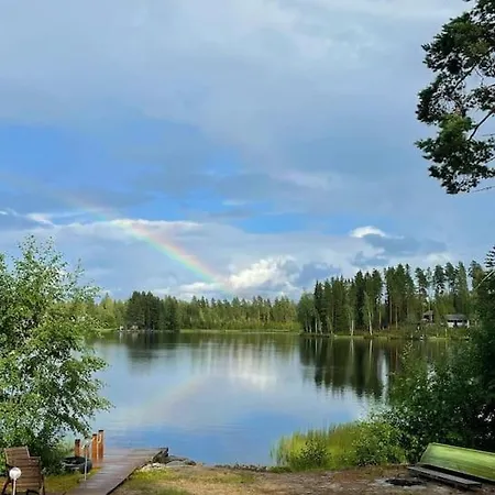 Tunnelmallinen Ilmastoitu Jaervenrantahuvila * Saarijarvi (Western Finland)