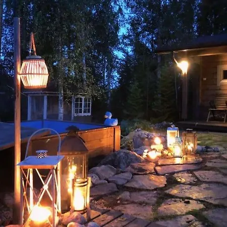 Вилла Tunnelmallinen Ilmastoitu Jaervenrantahuvila Saarijarvi (Western Finland)